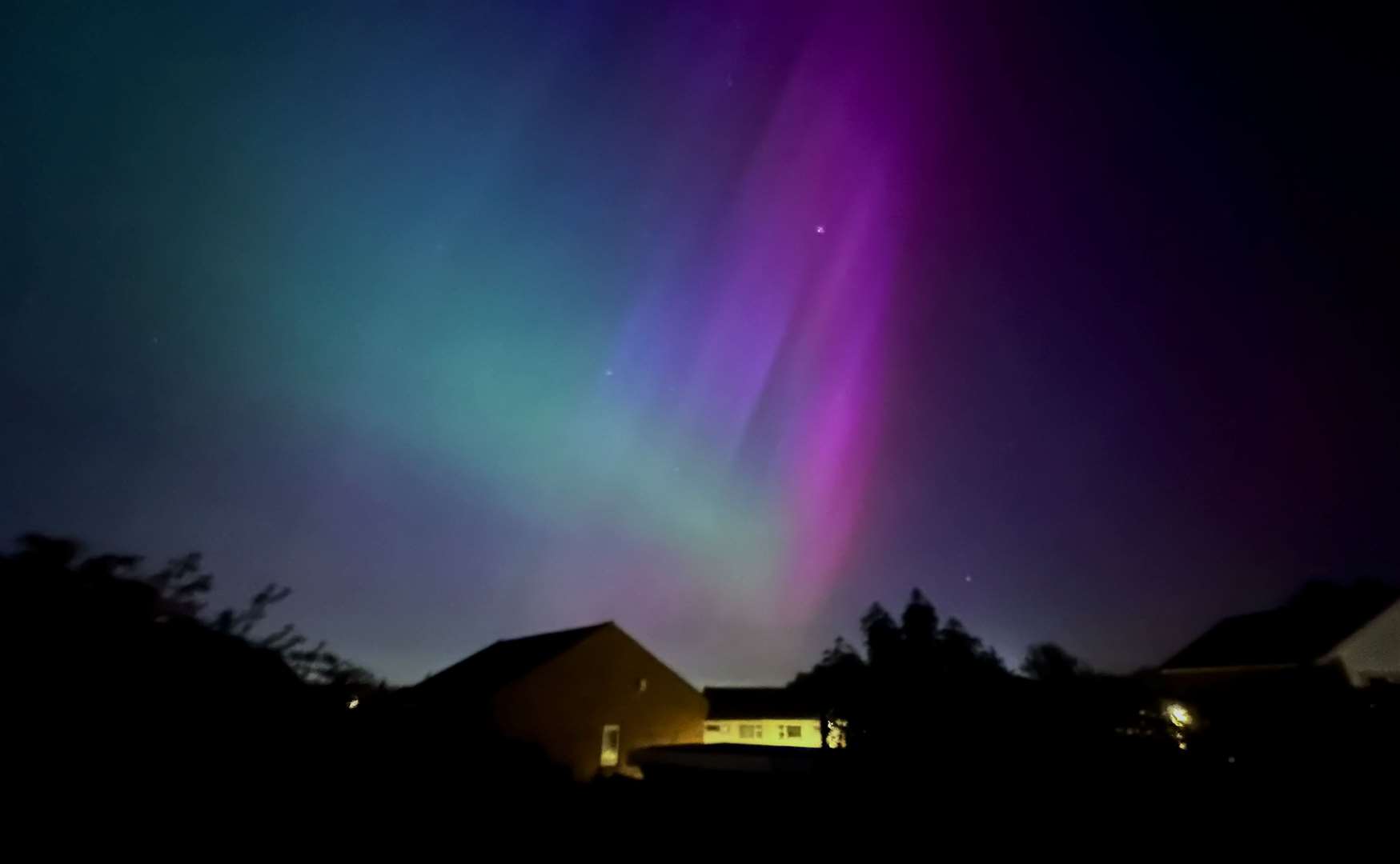 The Northern Lights put on some spectacular displays across the UK. Picture: Lucy Elliott