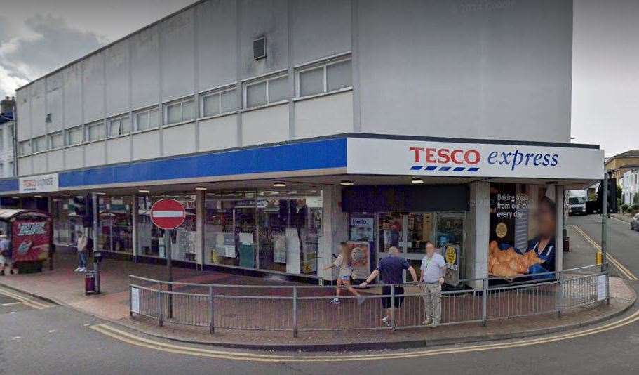 Lucy Symes-Wood stole from the Tesco Express store in Grosvenor Road, Tunbridge Wells. Picture: Google Maps