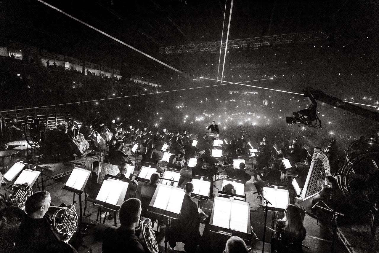 Cliff Masterson at work with the Ulster Orchestra in Lush! Picture: Michael Walsh