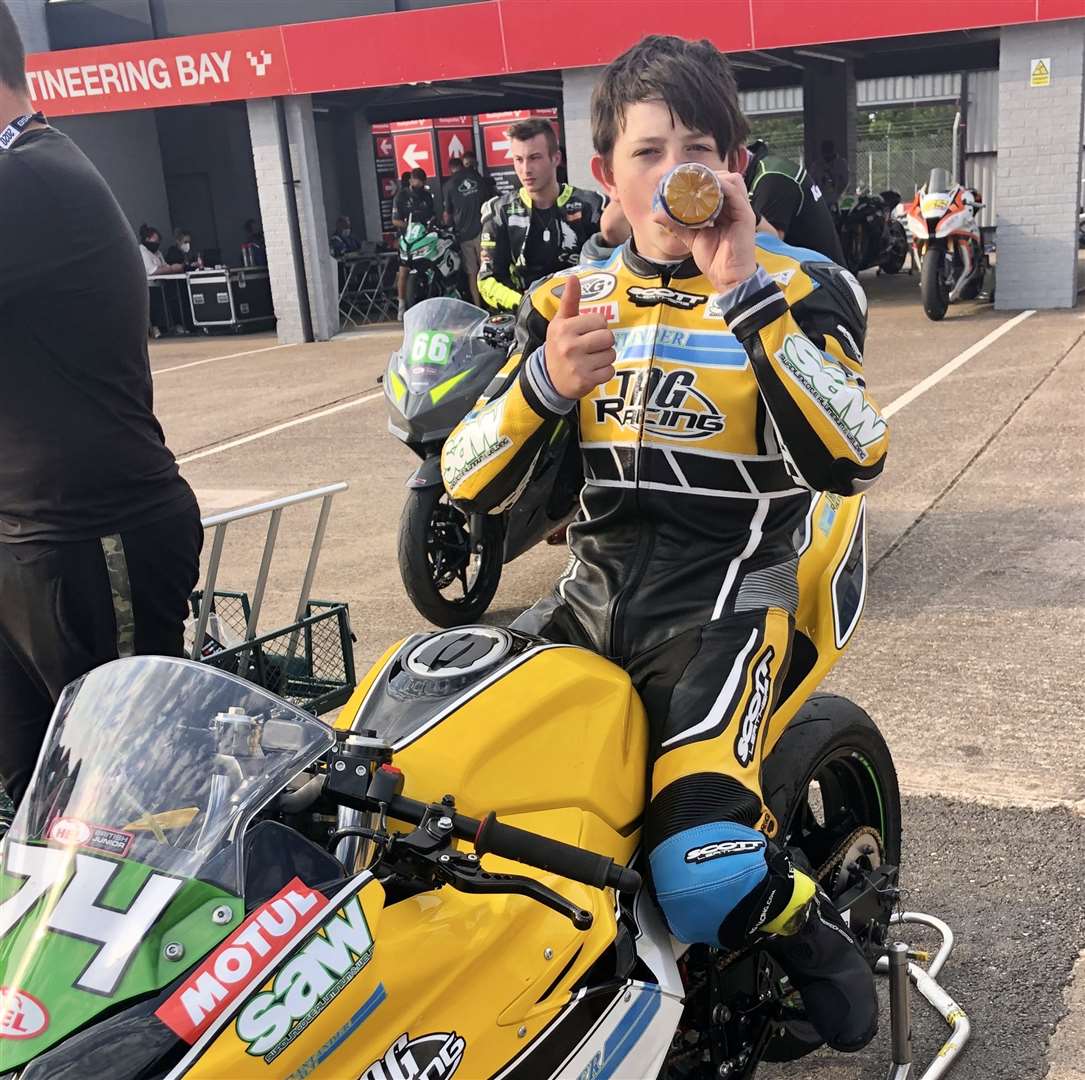 Finn Smart-Weeden at Donington Park