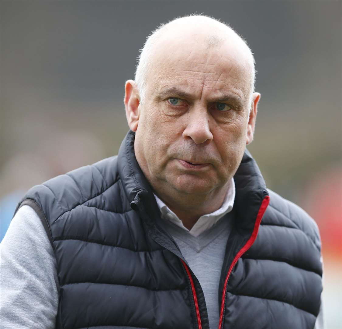 Ebbsfleet manager Garry Hill Picture: Andy Jones