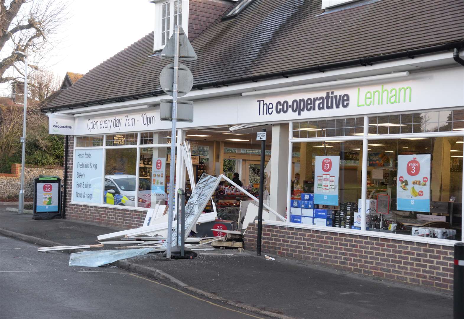 Co-op in Faversham Road, Lenham, reopens after cash machine stolen in ...