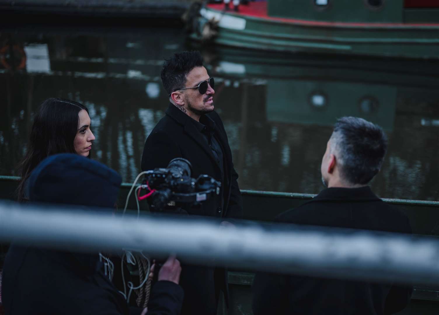 Behind-the-scenes filming of Bullet. Picture: Adresh Hussain