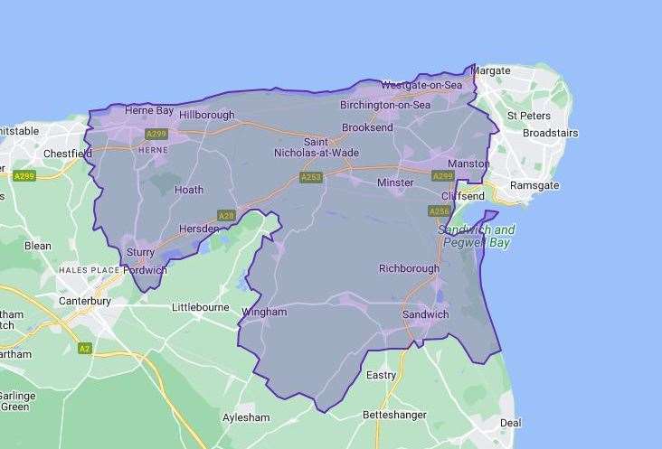 Kent general election: The Herne Bay and Sandwich constituency and the ...