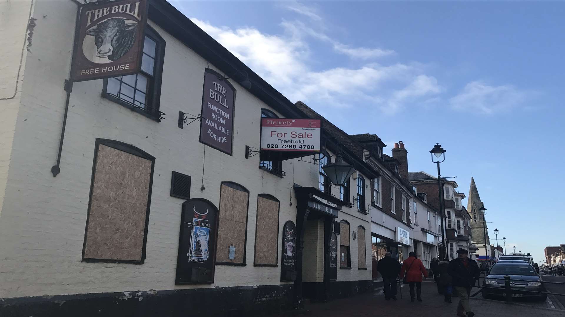 The Bull in Sittingbourne High Street