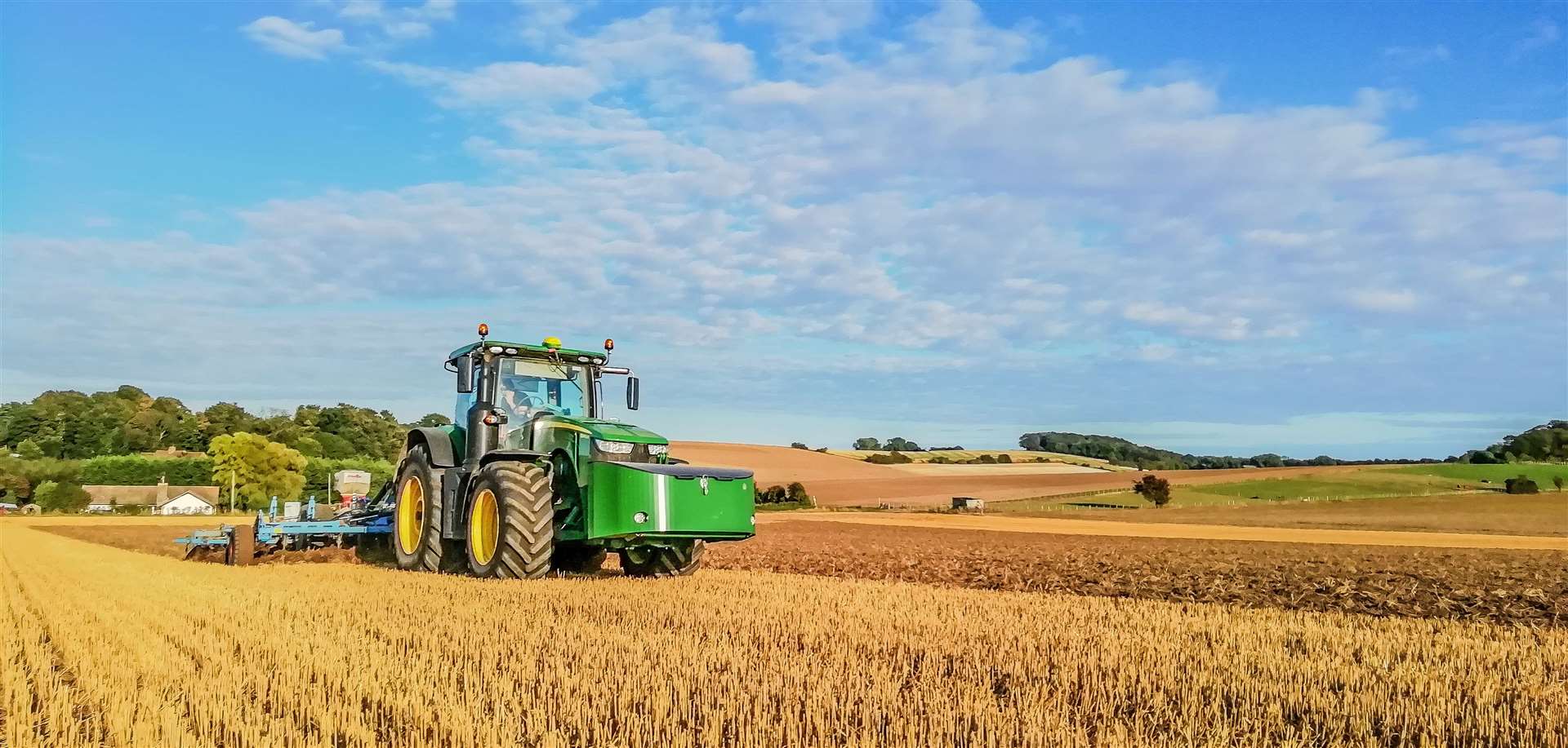 Bonus runner up 2: Liam Smith was witness to the harvest in a field and took a great picture of it