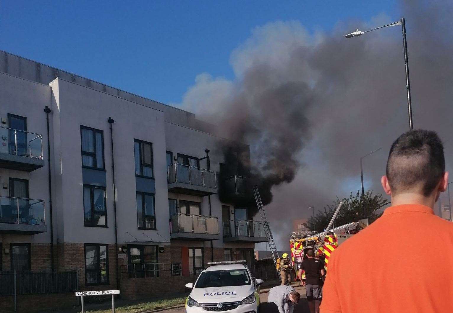 Man appears in court after suspected arson attack on flat in Sandhurst ...