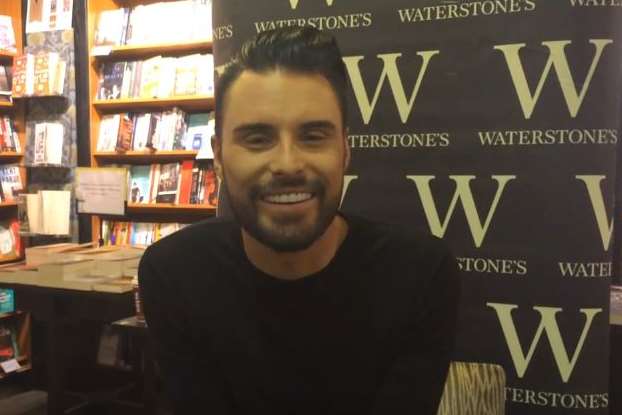 Rylan Clark-Neal signs books in Fremlin Walk