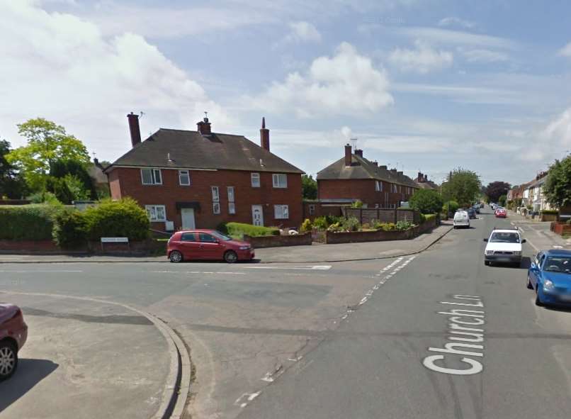 Church Lane in Deal at the junction of Orchard Avenue where the smash happened