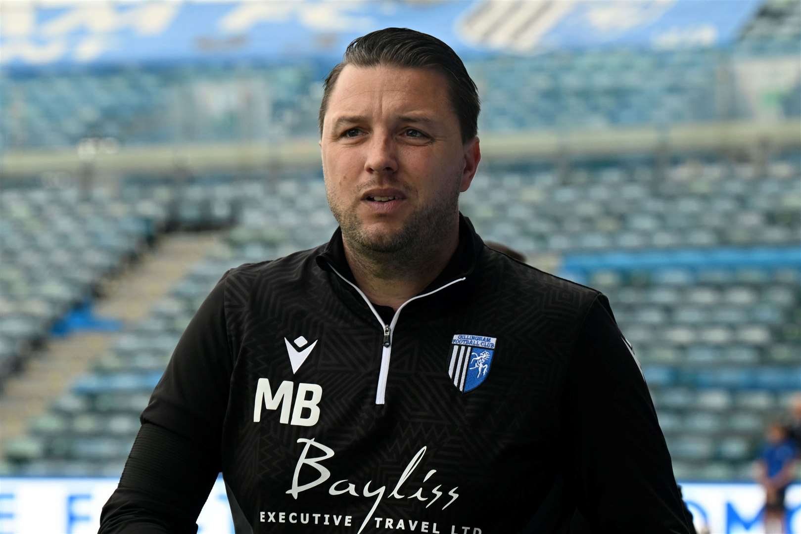 Gillingham manager Mark Bonner is looking forward to seeing how new signing Marcus Wyllie develops Picture: Barry Goodwin