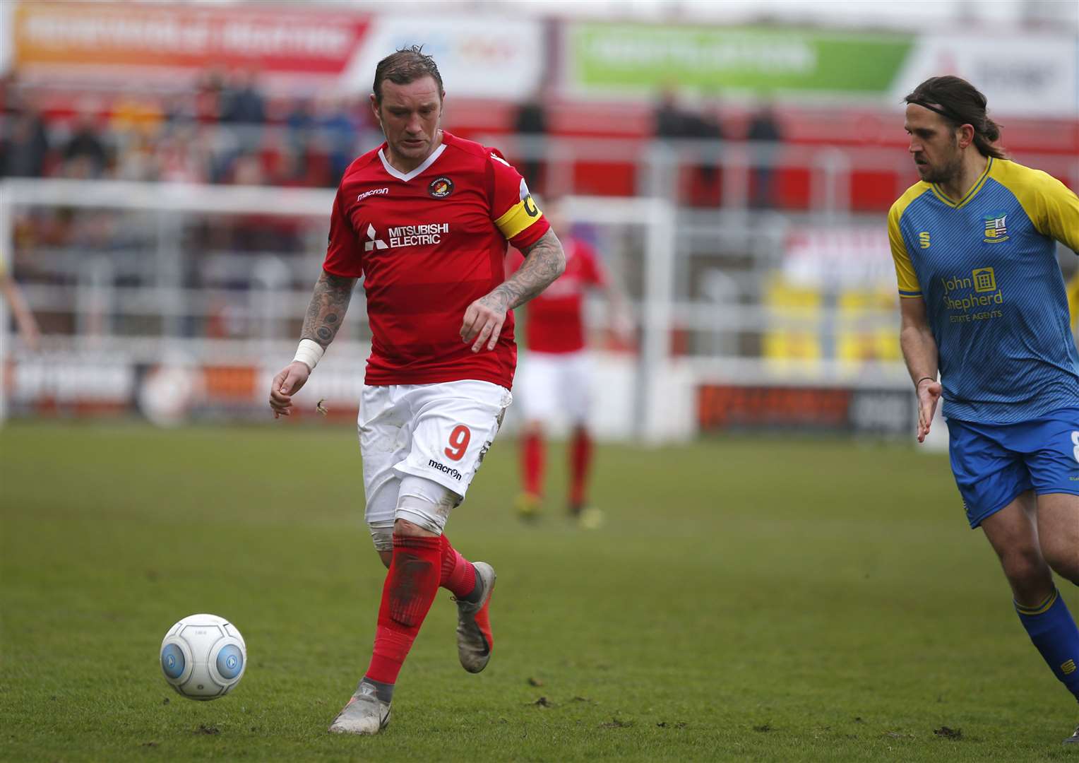 Ebbsfleet Forward Danny Kedwell Picture: Andy Jones