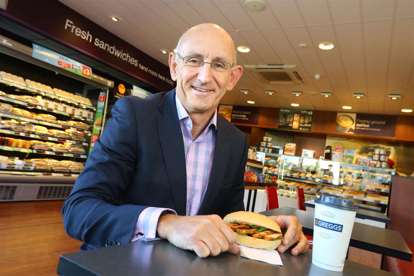 Greggs boss Roger Whiteside will step down in May (Simon Williams/Greggs/PA)