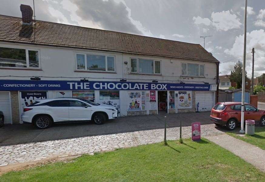 The Chocolate Box newsagents in Old Bridge Road, Whitstable Pic: Google