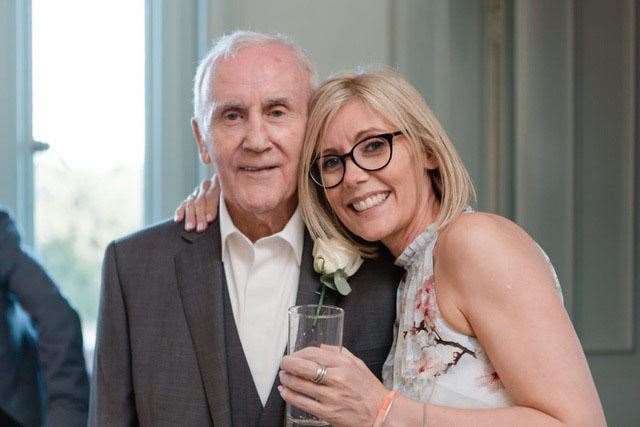 Olympian boxer Brian Packer with daughter Jane