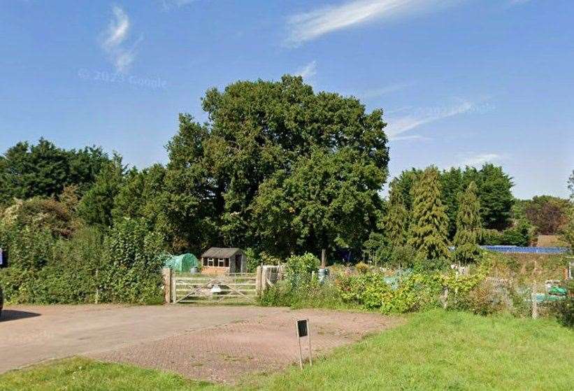 The incident happened at an allotment area off Southwood Road in Tunbridge Wells. Photo: Google Maps