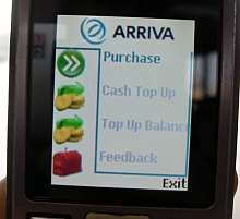 Arriva's 'm ticket'