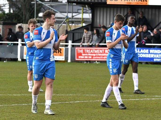 Sheppey United miss out on a play-off spot after a draw against Cray Valley Picture: Marc Richards