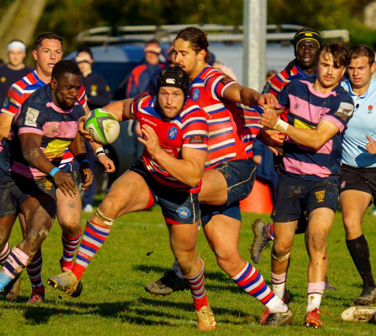 Tonbridge Juddians drive forward against Sevenoaks. Picture: Karl Lincoln