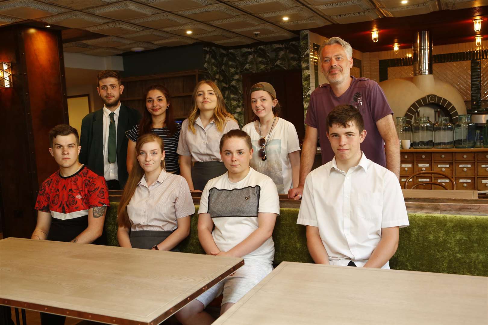 Youth cafe volunteers working at The Herbalist. Pictured are Mark Chase (On right)Herbalist, 1-9 Pudding Lane, Maidstone ME14 1JFPicture: Andy Jones (1890782)