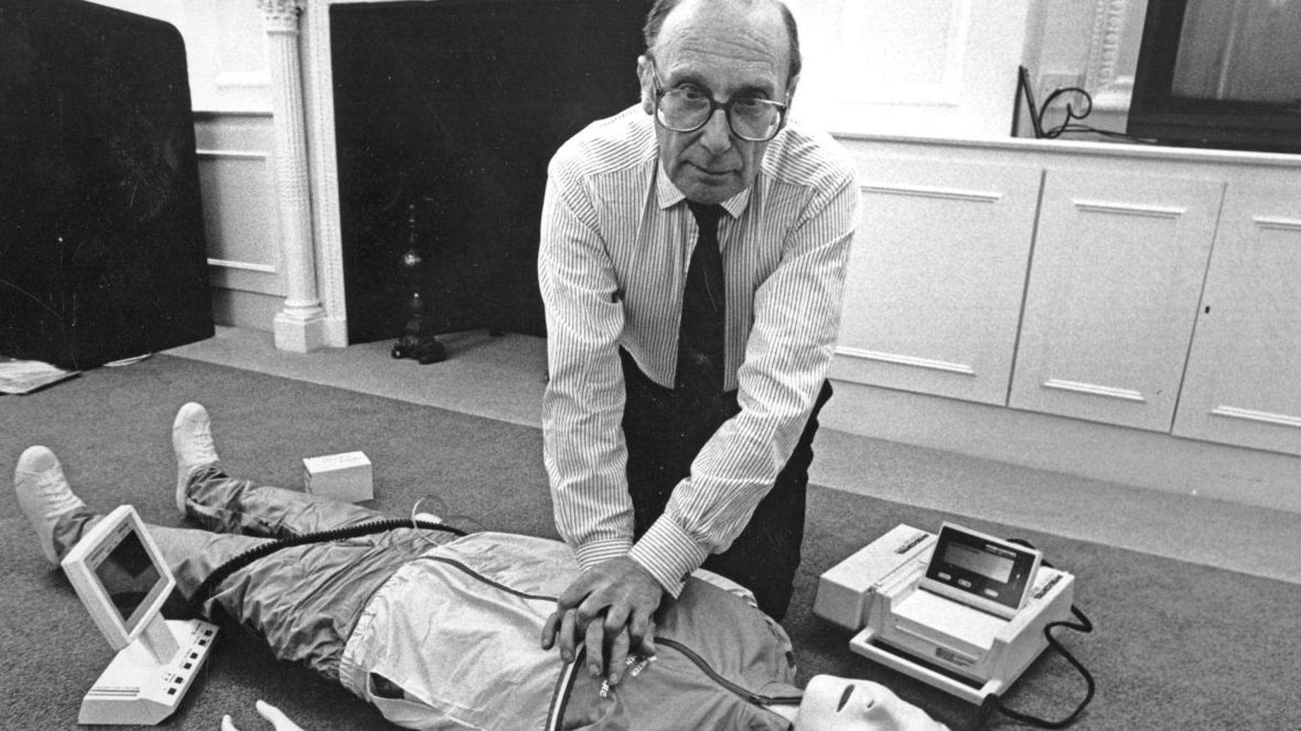 Dr Desmond Julian, who started the first coronary care unit in UK (British Heart Foundation)