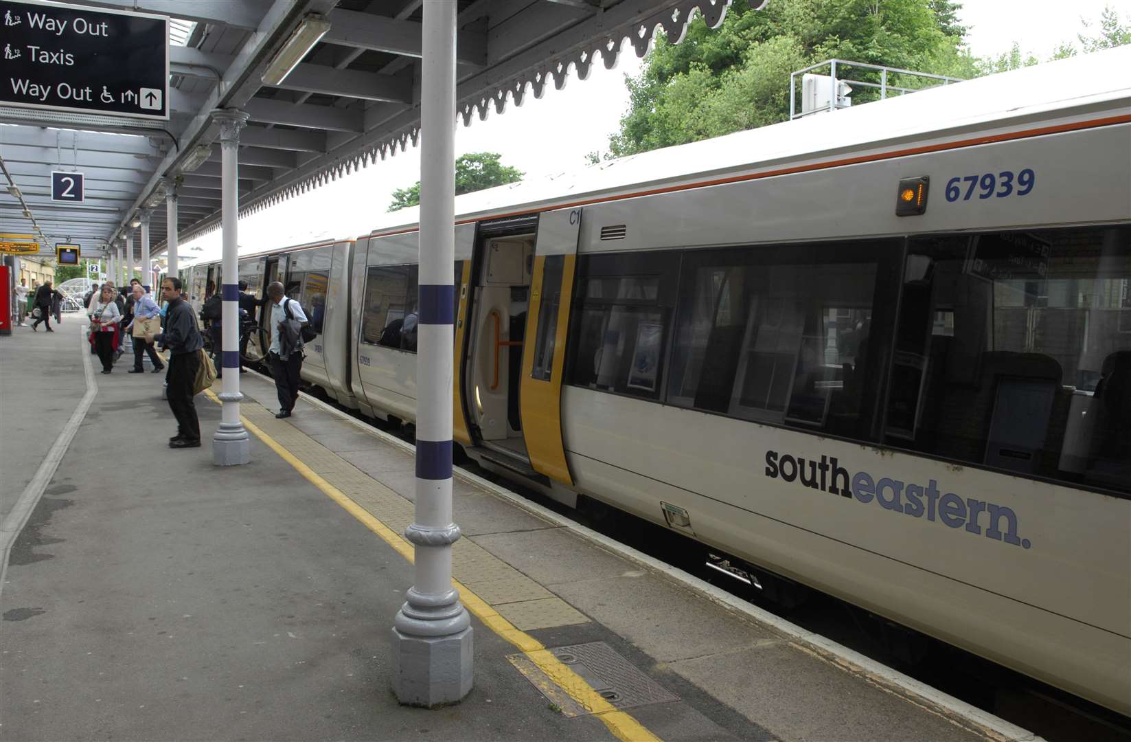 Maidstone West train station on the Medway Valley Line. Picture: Martin Apps