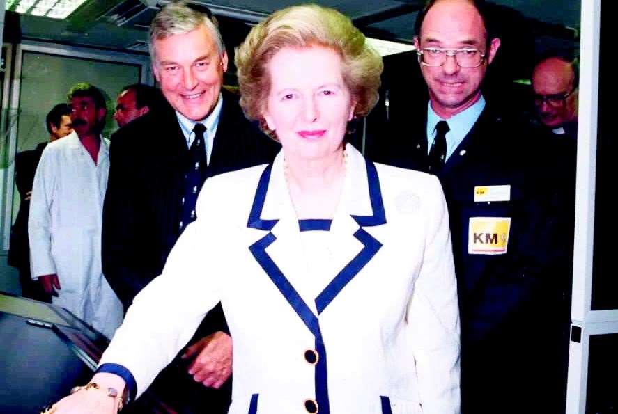 Margaret Thatcher, pictured here in 1992, was admired by Clark who, in turn, respected her, referring to her as The Lady in his diaries