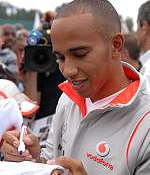 Lewis Hamilton at Brands Hatch. Picture: David Anthony Hunt