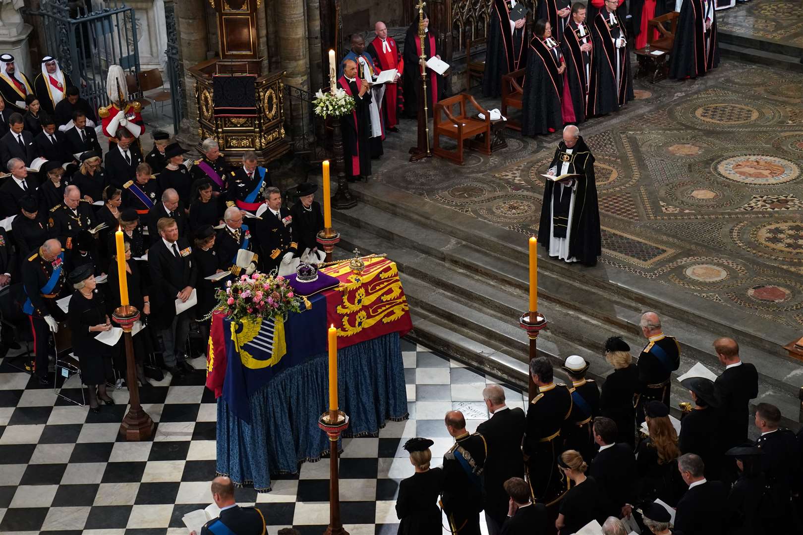 The Archbishop of Canterbury during the State Funeral of Queen Elizabeth II (Gareth Fuller/PA)