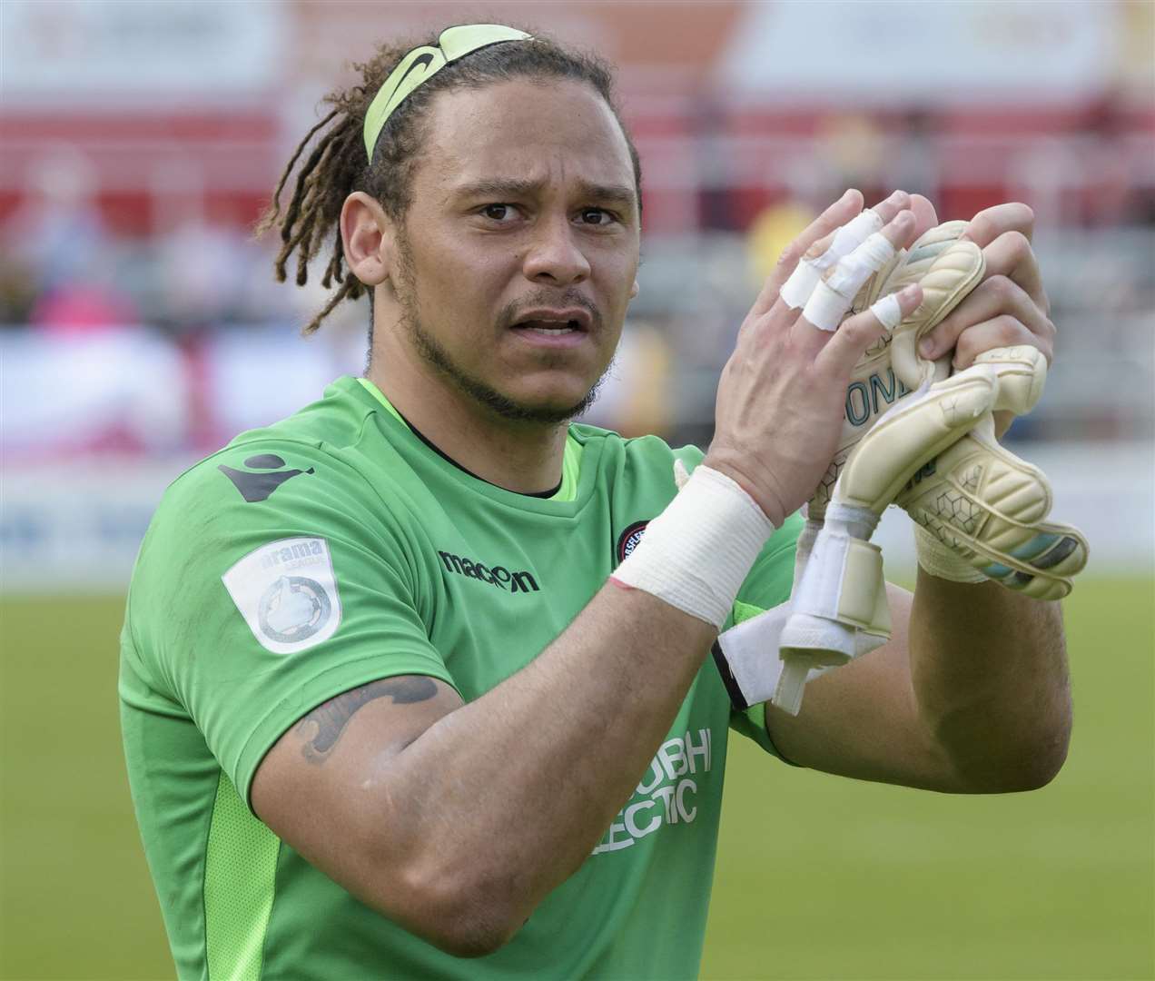 Ebbsfleet keeper Nathan Ashmore. Picture: Andy Payton