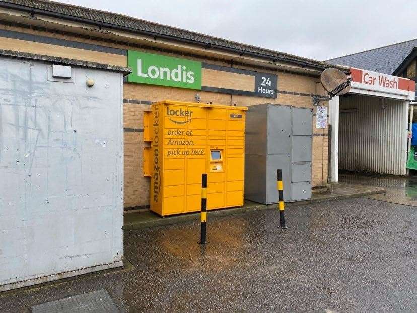 Consider using a locker service, such as this one by Amazon