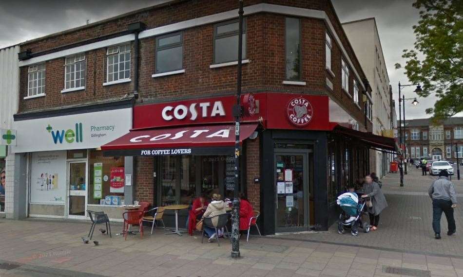 Costa in Gillingham. Image from Google