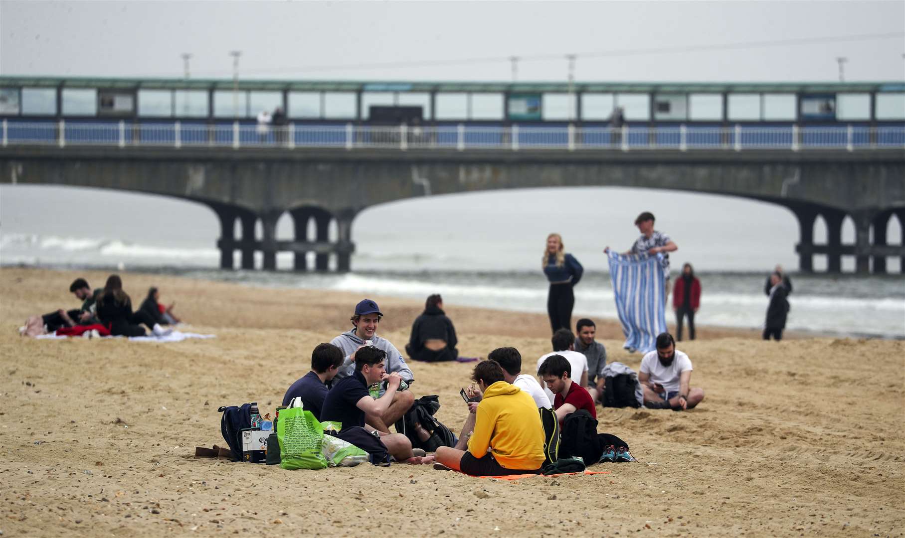 Bournemouth beach in Dorset (Steve Parsons/PA)