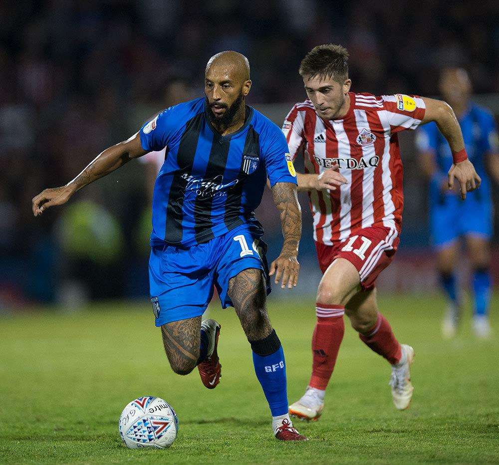 Gillingham v Sunderland action Picture: Ady Kerry (3750532)