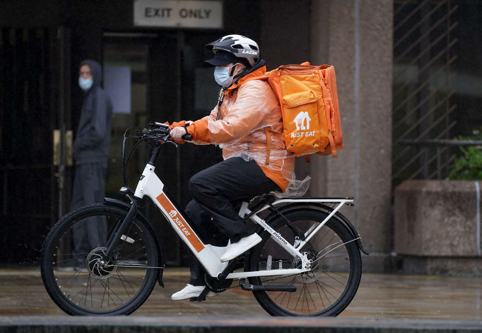 The number of orders using Just Eat riders increased 700% (Peter Byrne/PA)