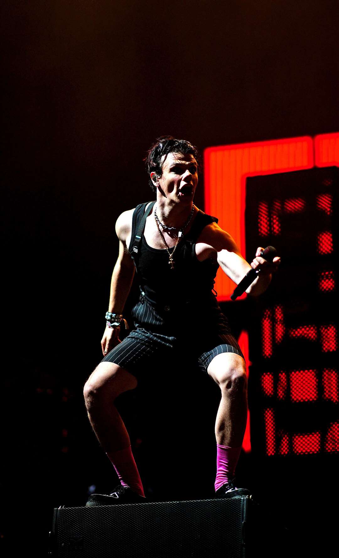 Yungblud performing on the John Peel Stage (Ben Birchall/PA)