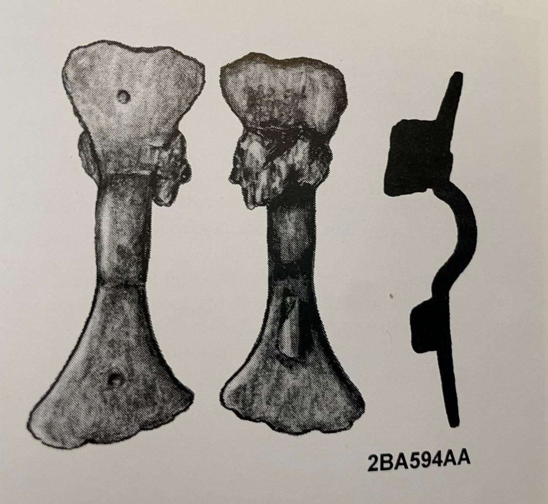 Equal armed Brooch from West Heslerton (Landscape Research Centre)