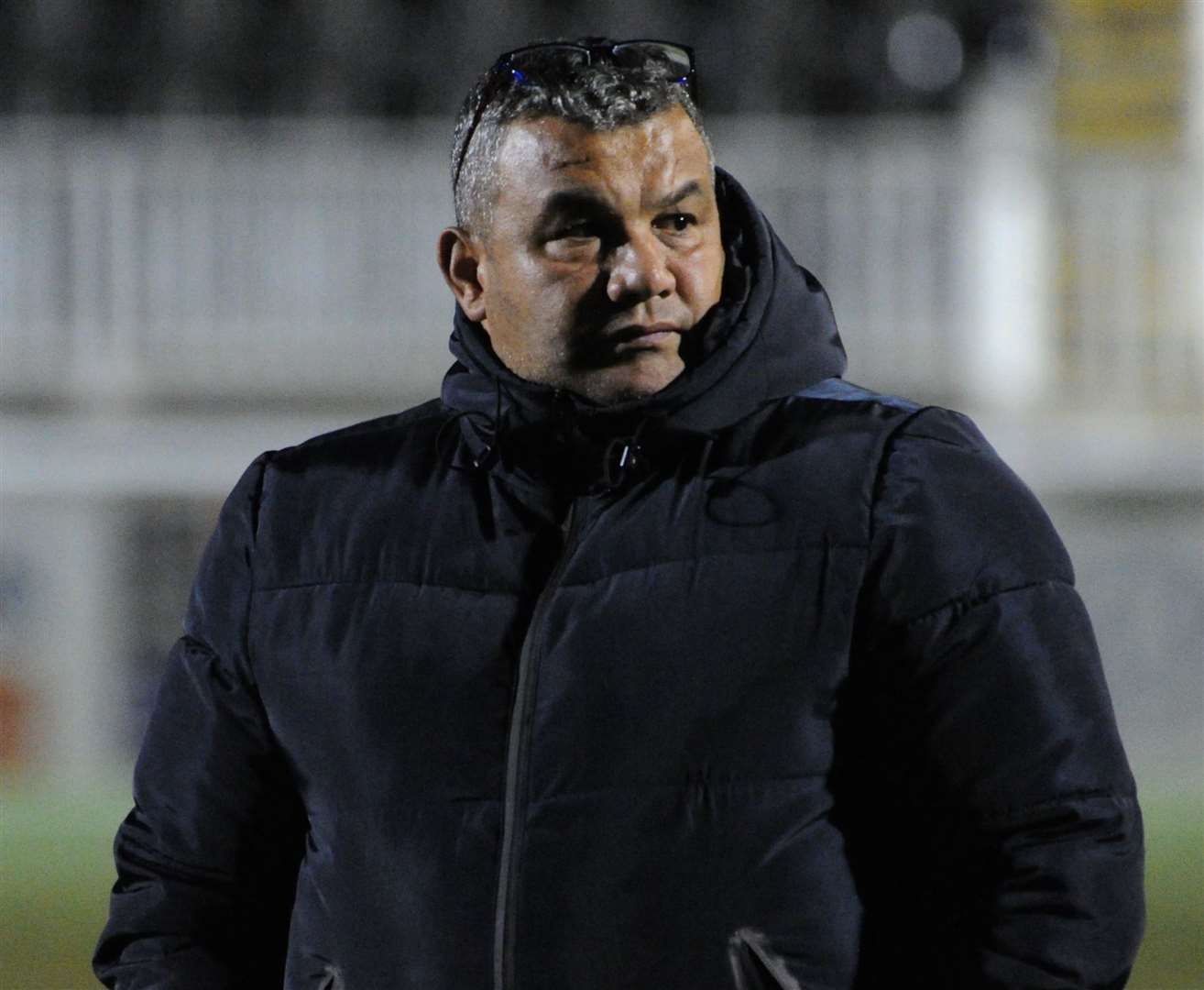 Maidstone United manager Hakan Hayrettin Picture: Steve Terrell