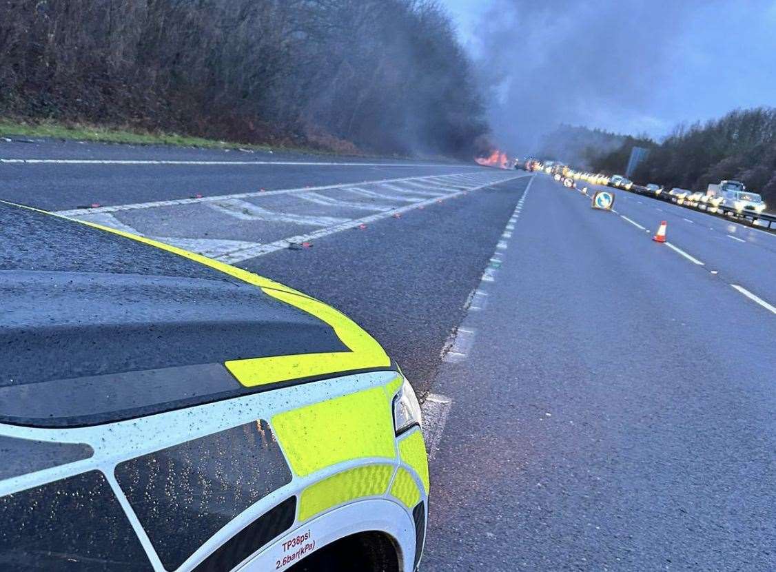 British Transport Police aided with traffic. Picture: BTP/Twitter