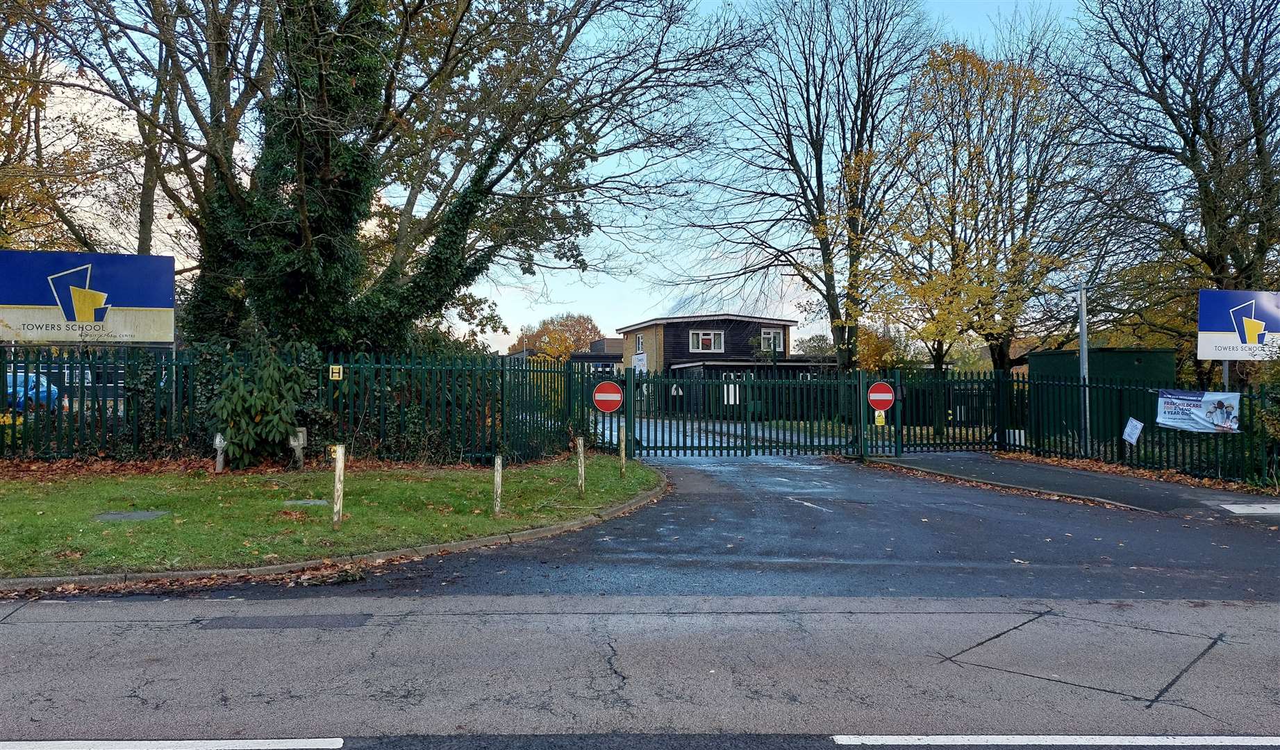 A fire at Towers School in Ashford was caused by a hand dryer