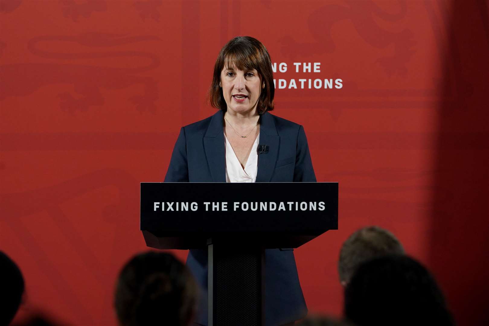 Chancellor of the Exchequer Rachel Reeves addressed MPs at a meeting of the Parliamentary Labour Party (Lucy North/PA)