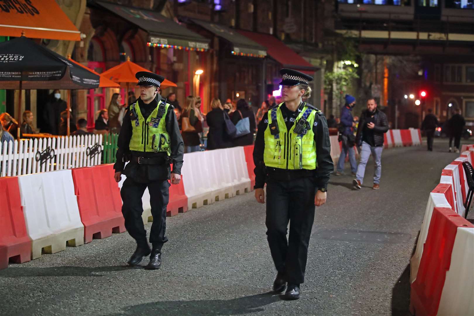 Police officers out in Leeds (Danny Lawson/PA)