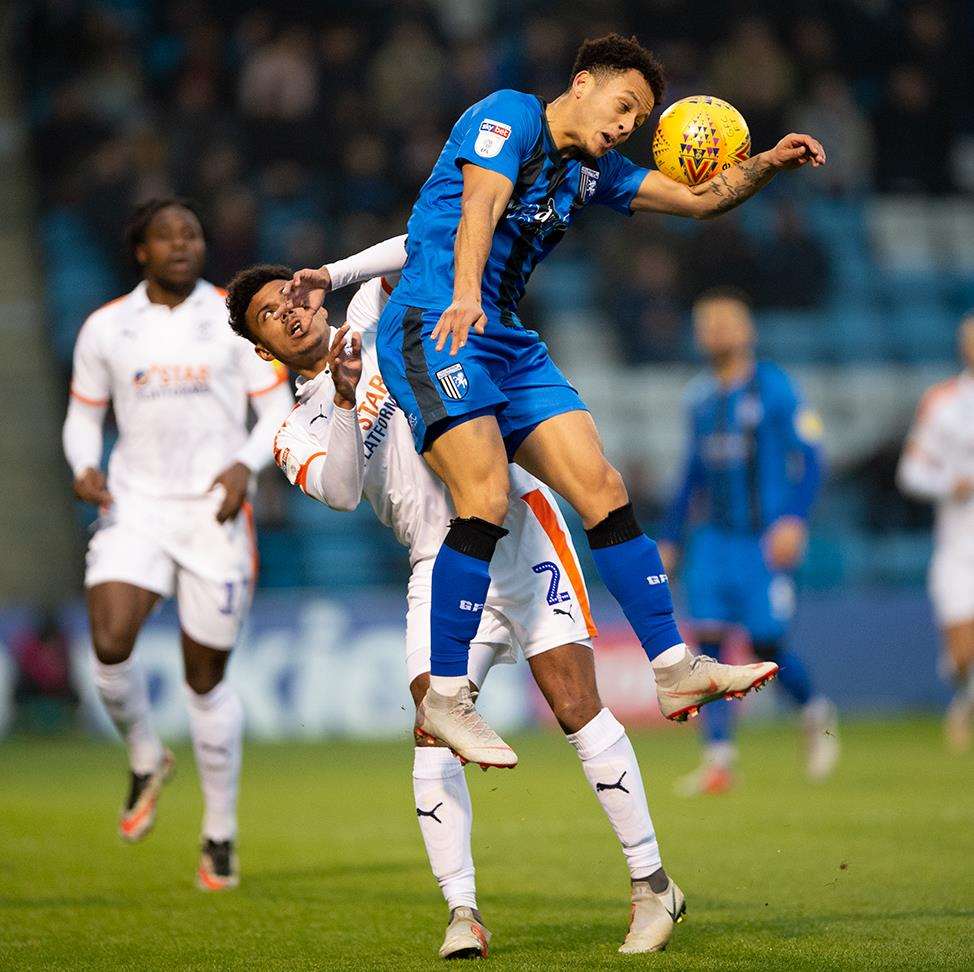 Action between Gillingham and Luton Town Picture: Ady Kerry (5593737)