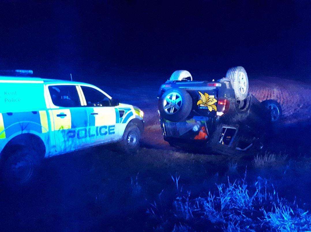 A man was arrested on suspicion of drink driving. Picture: Kent Police