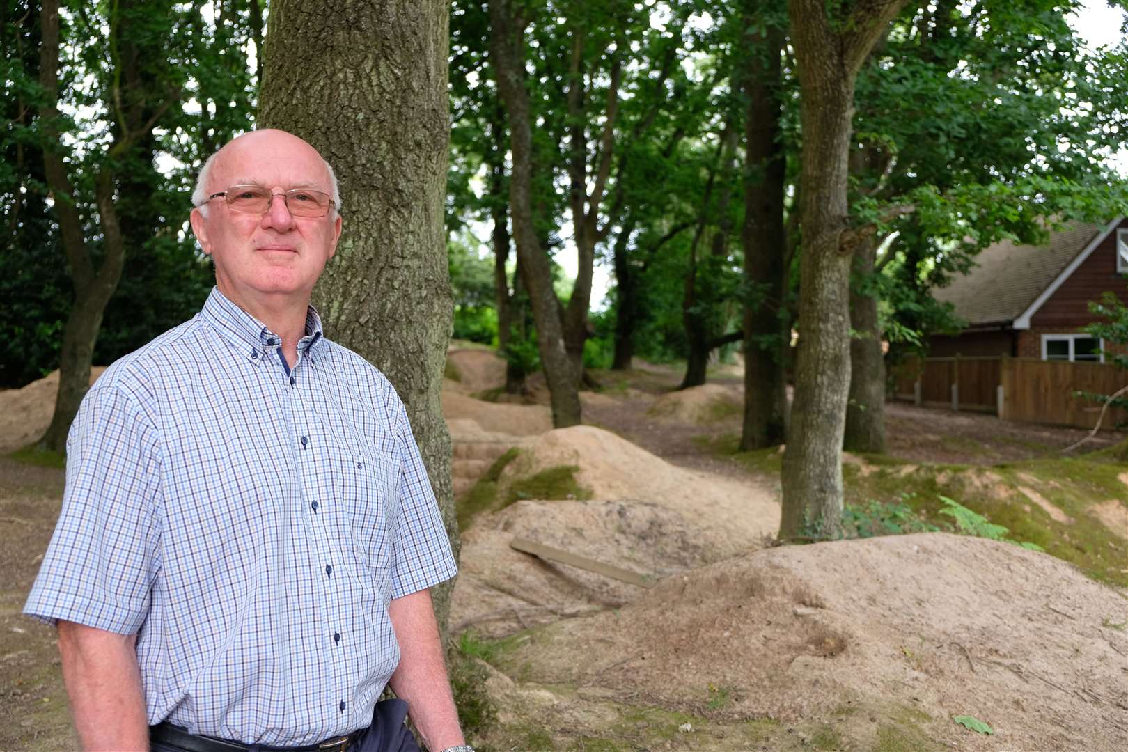 Alan Bates at the informal BMX track (12990002)