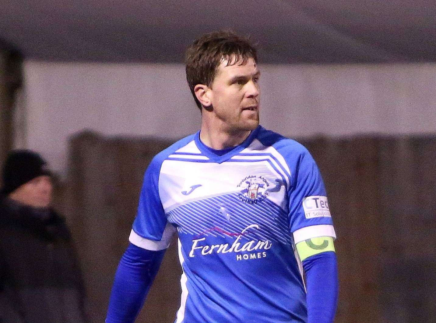 Tonbridge Angels skipper Sonny Miles Picture: David Couldridge