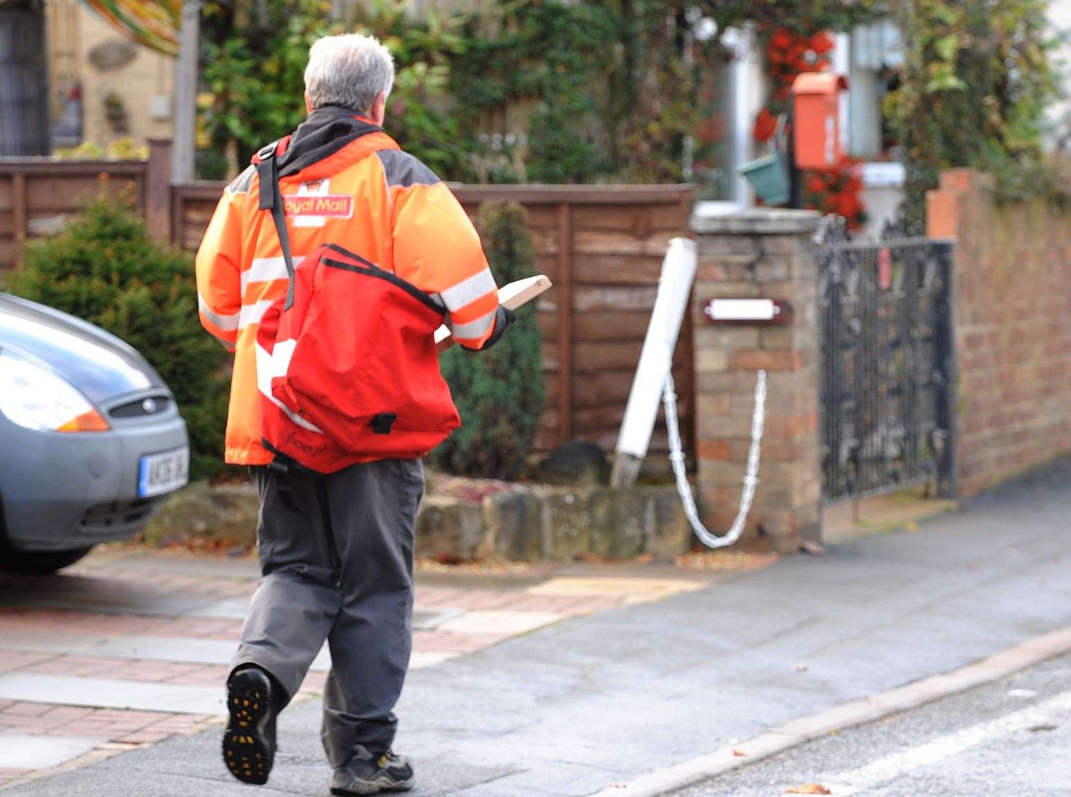 Royal Mail deliveries to Estuary Road, Sheerness, were stopped