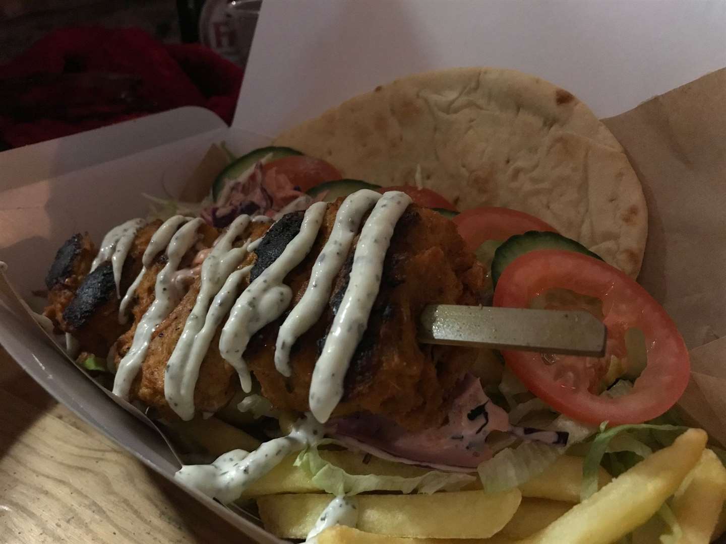 Ignore the fact it's called a vebab...this is vegan fast grub at it's very best