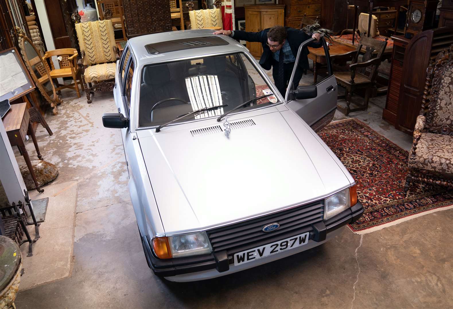 The car sold to a telephone bidder for £52,640, exceeding its pre-auction estimate of £30,000 to £40,000 (Joe Giddens/PA)