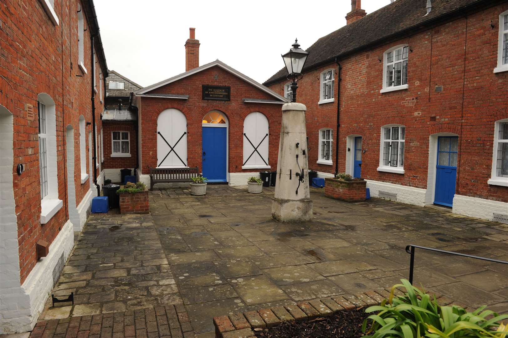 Sir John Hawkins Hospital Almshouses in High Street, Chatham