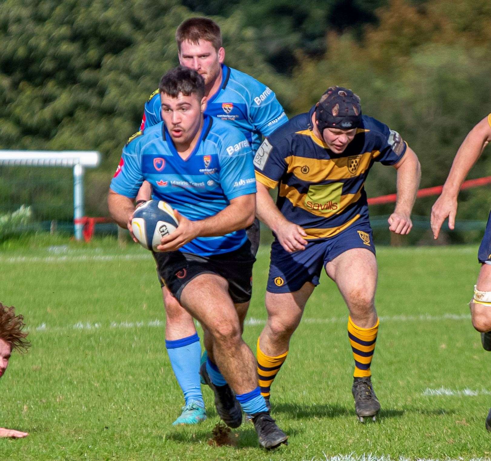 Action between hosts Sevenoaks and Canterbury from the weekend Picture: Phillipa Hilton